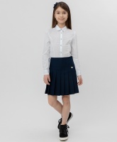 Синяя плиссированная юбка Button Blue, школьная форма для девочек  фото, kupilegko.ru